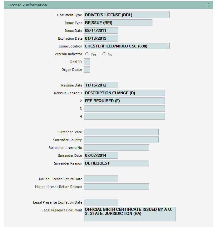 DriverLicenseHistoryInquiry_05_License2_Information